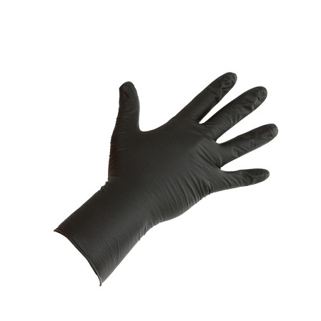 Boîte de 50 gants Nitriles longs noirs