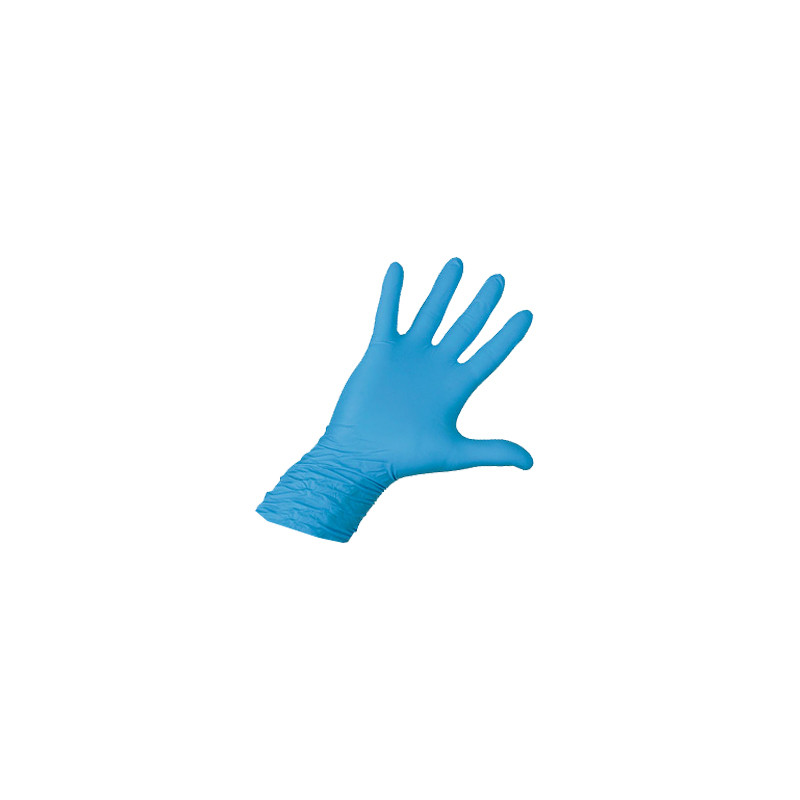 Boîte de 50 gants Nitriles longs bleus